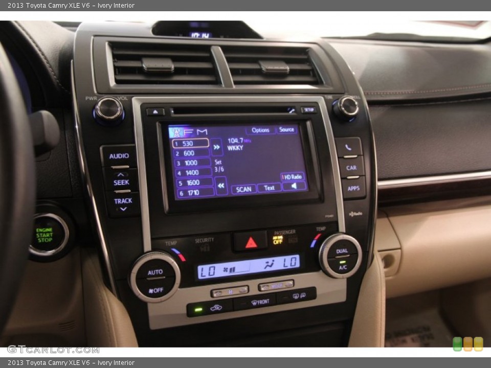 Ivory Interior Controls for the 2013 Toyota Camry XLE V6 #106461736