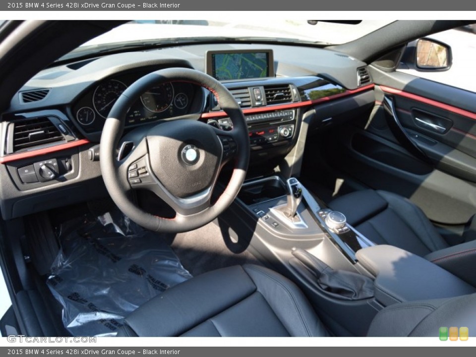 Black Interior Prime Interior for the 2015 BMW 4 Series 428i xDrive Gran Coupe #106469209