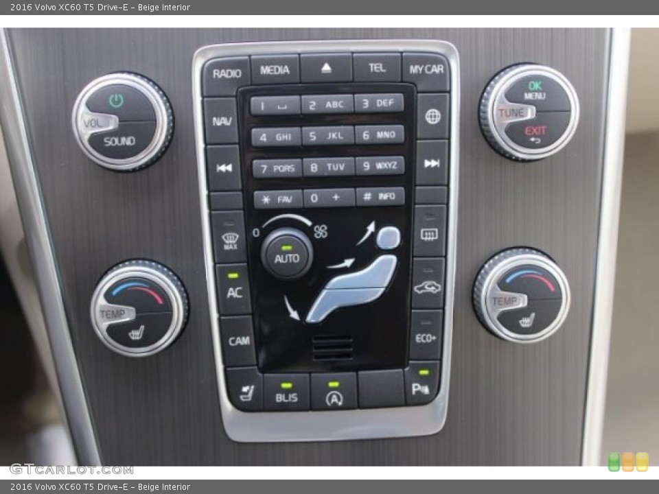 Beige Interior Controls for the 2016 Volvo XC60 T5 Drive-E #106470835