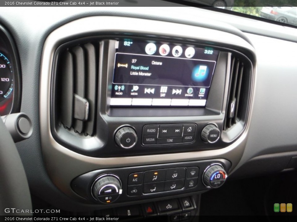 Jet Black Interior Controls for the 2016 Chevrolet Colorado Z71 Crew Cab 4x4 #106471174