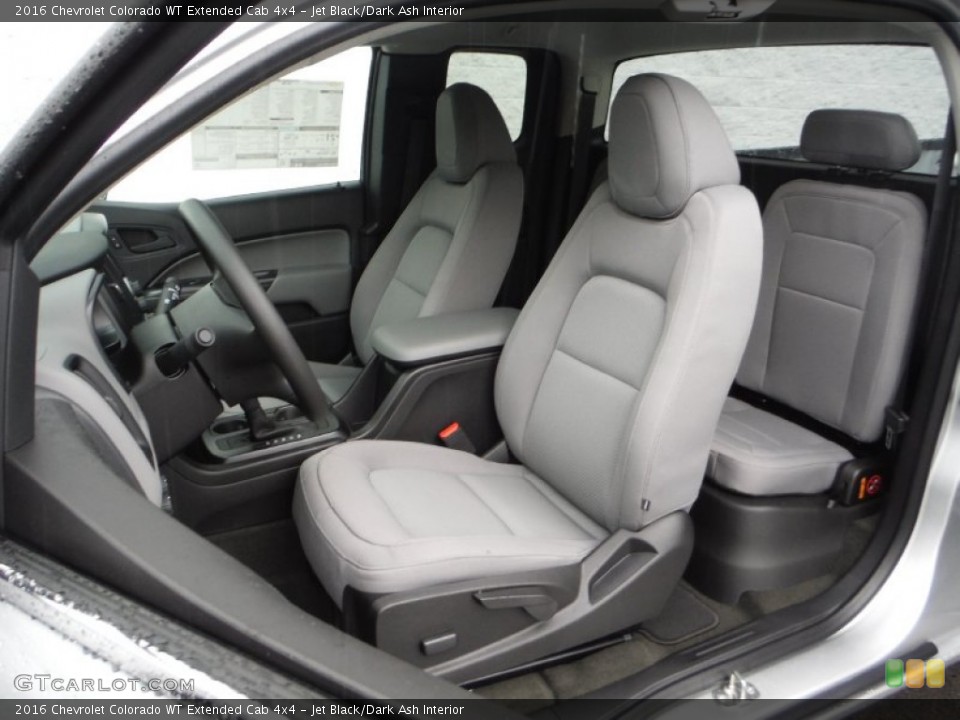 Jet Black/Dark Ash Interior Photo for the 2016 Chevrolet Colorado WT Extended Cab 4x4 #106471321