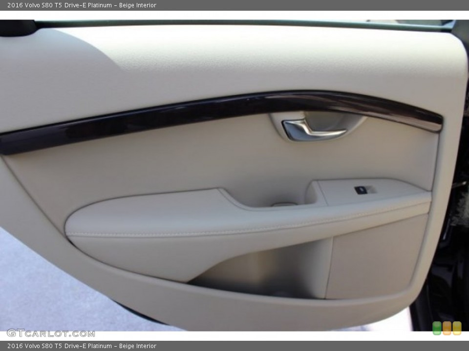 Beige Interior Door Panel for the 2016 Volvo S80 T5 Drive-E Platinum #106472231