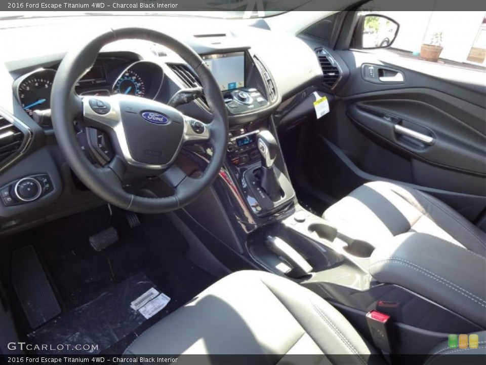 Charcoal Black Interior Prime Interior for the 2016 Ford Escape Titanium 4WD #106473814