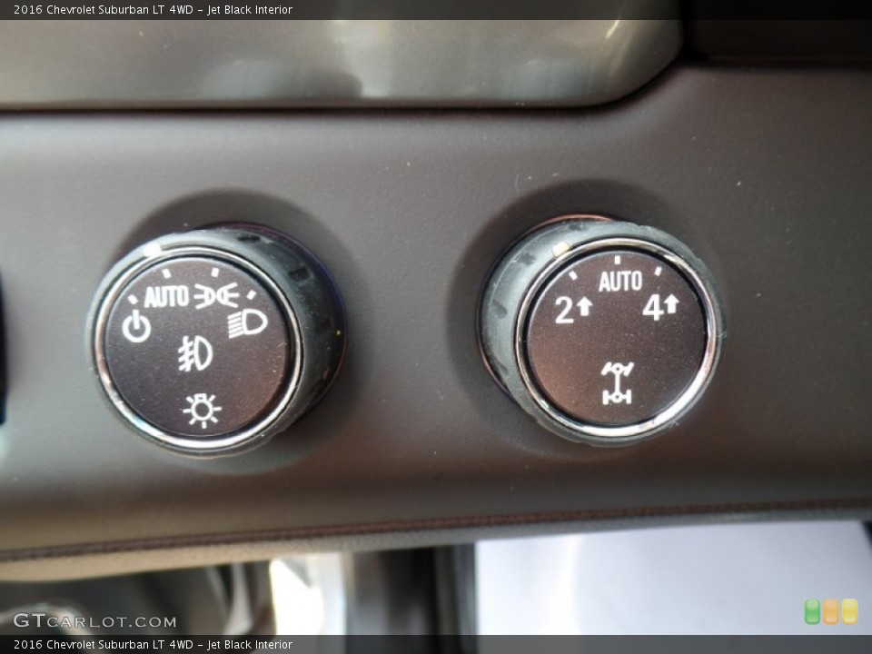 Jet Black Interior Controls for the 2016 Chevrolet Suburban LT 4WD #106475695