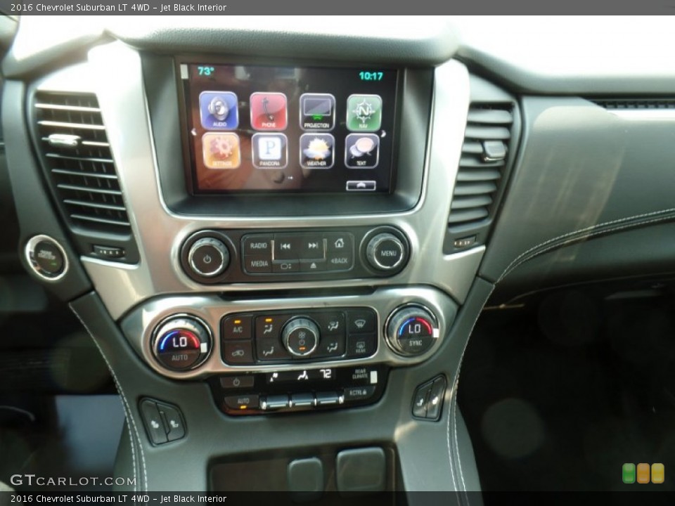 Jet Black Interior Controls for the 2016 Chevrolet Suburban LT 4WD #106475731