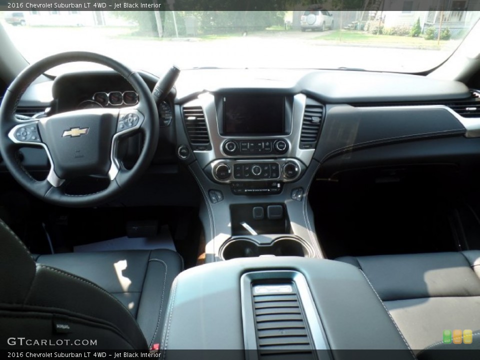 Jet Black Interior Dashboard for the 2016 Chevrolet Suburban LT 4WD #106476004