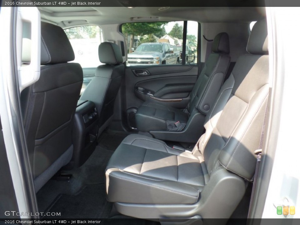 Jet Black Interior Rear Seat for the 2016 Chevrolet Suburban LT 4WD #106476049