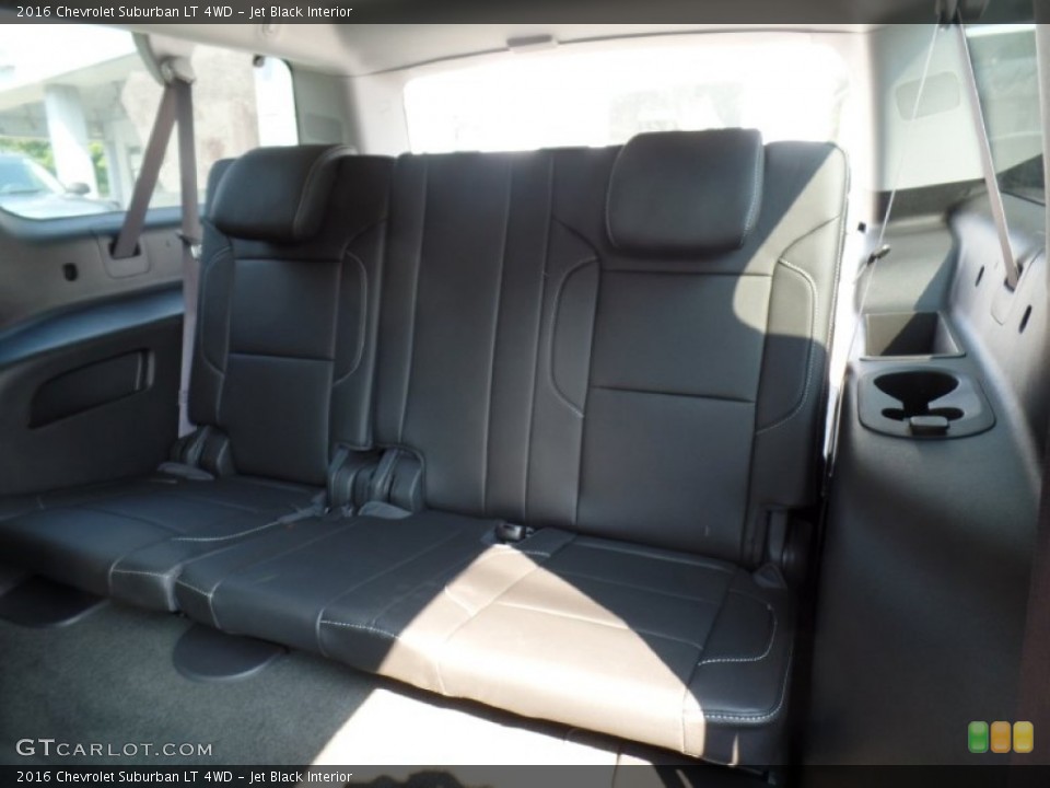 Jet Black Interior Rear Seat for the 2016 Chevrolet Suburban LT 4WD #106476107