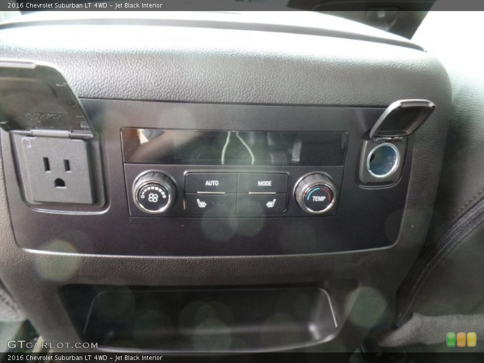 Jet Black Interior Controls for the 2016 Chevrolet Suburban LT 4WD #106476133