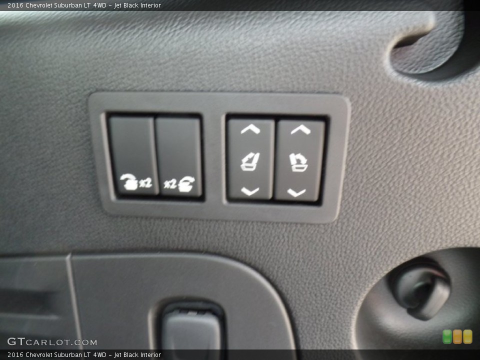 Jet Black Interior Controls for the 2016 Chevrolet Suburban LT 4WD #106476280