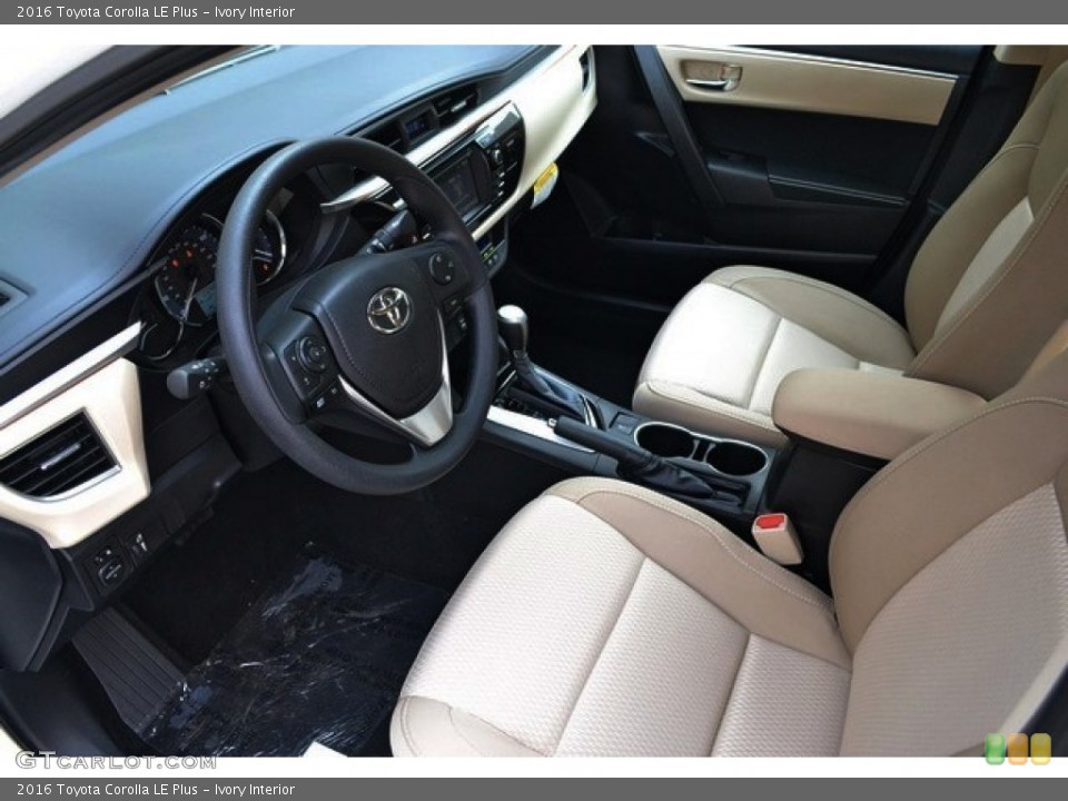Ivory Interior Prime Interior for the 2016 Toyota Corolla LE Plus #106479846