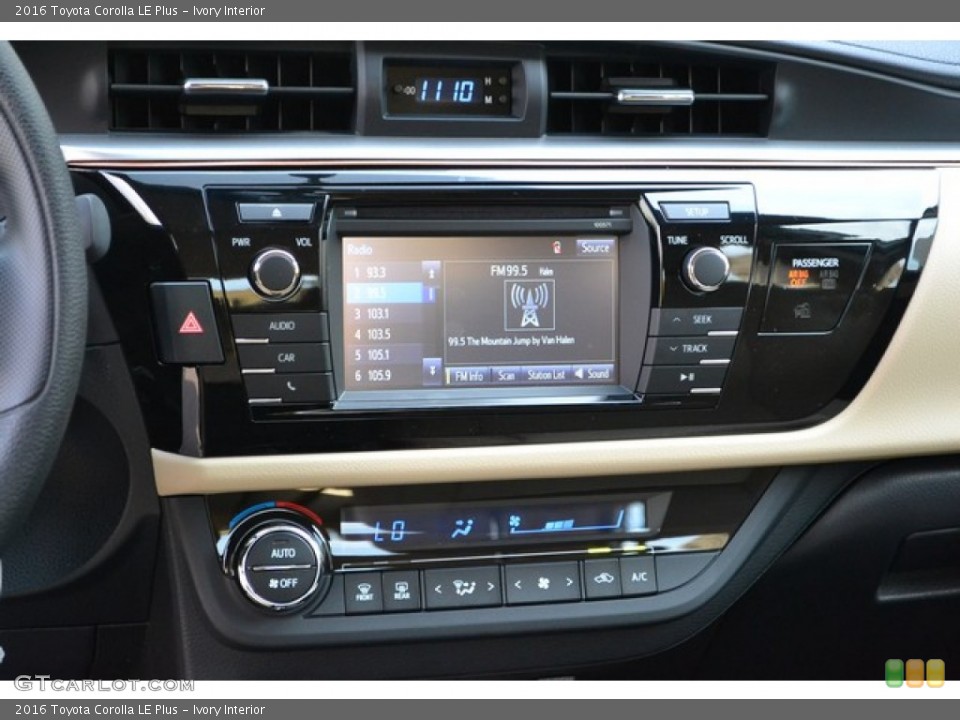 Ivory Interior Controls for the 2016 Toyota Corolla LE Plus #106479871