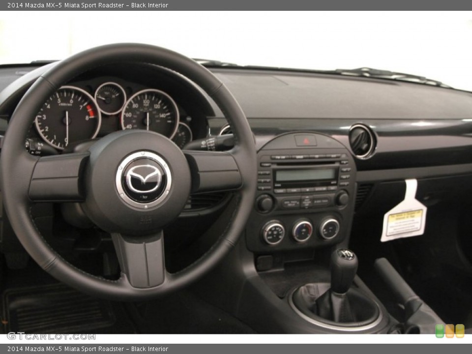 Black Interior Dashboard for the 2014 Mazda MX-5 Miata Sport Roadster #106480975