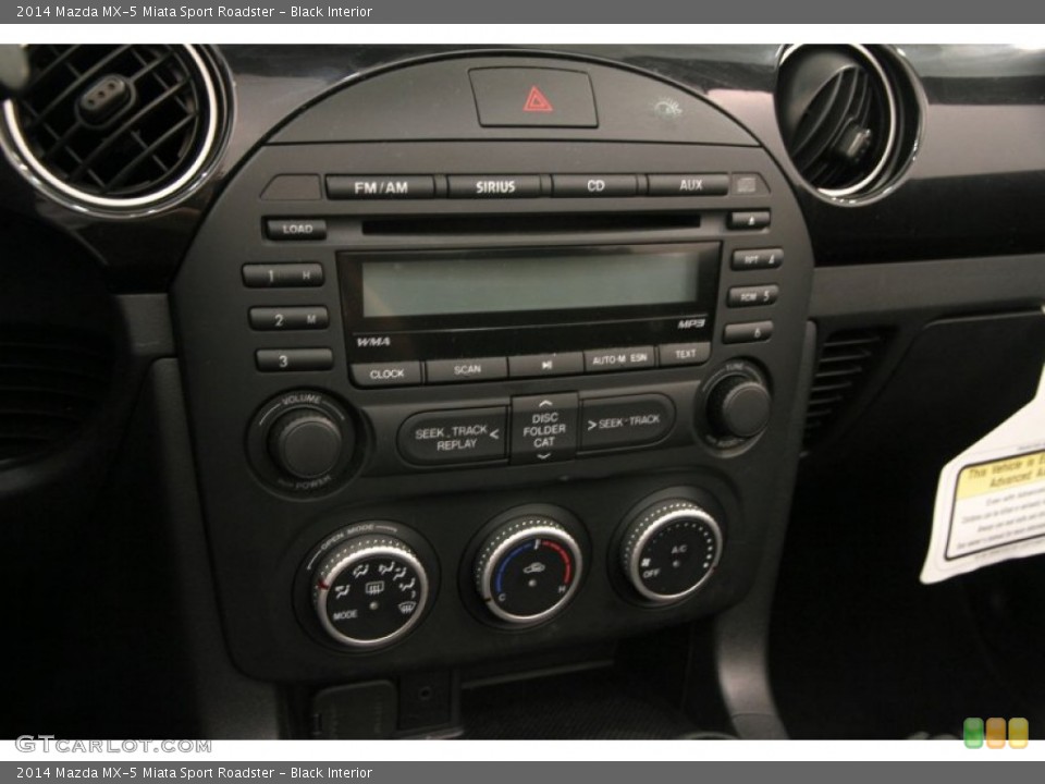 Black Interior Controls for the 2014 Mazda MX-5 Miata Sport Roadster #106481026
