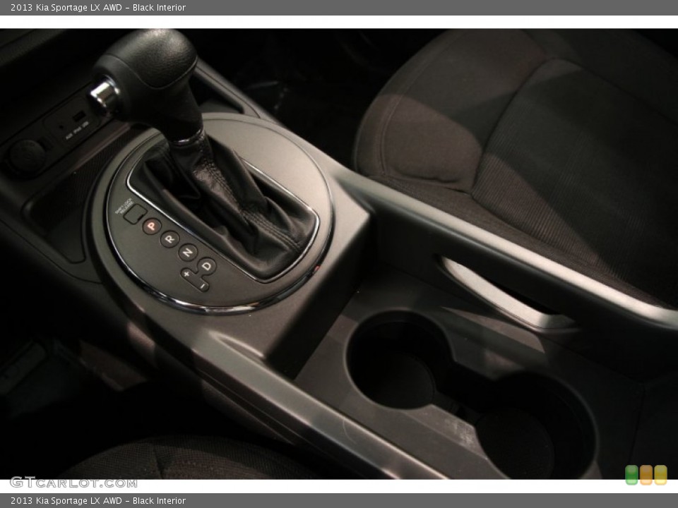 Black Interior Transmission for the 2013 Kia Sportage LX AWD #106481842
