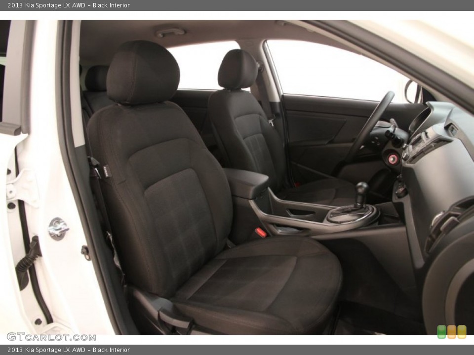 Black Interior Front Seat for the 2013 Kia Sportage LX AWD #106481860