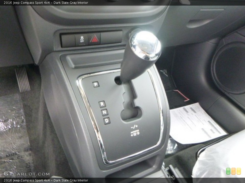 Dark Slate Gray Interior Transmission for the 2016 Jeep Compass Sport 4x4 #106487026