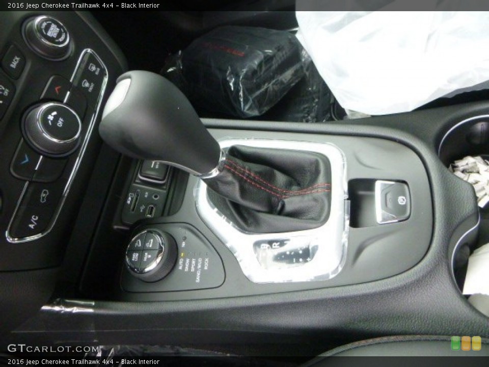 Black Interior Transmission for the 2016 Jeep Cherokee Trailhawk 4x4 #106488586