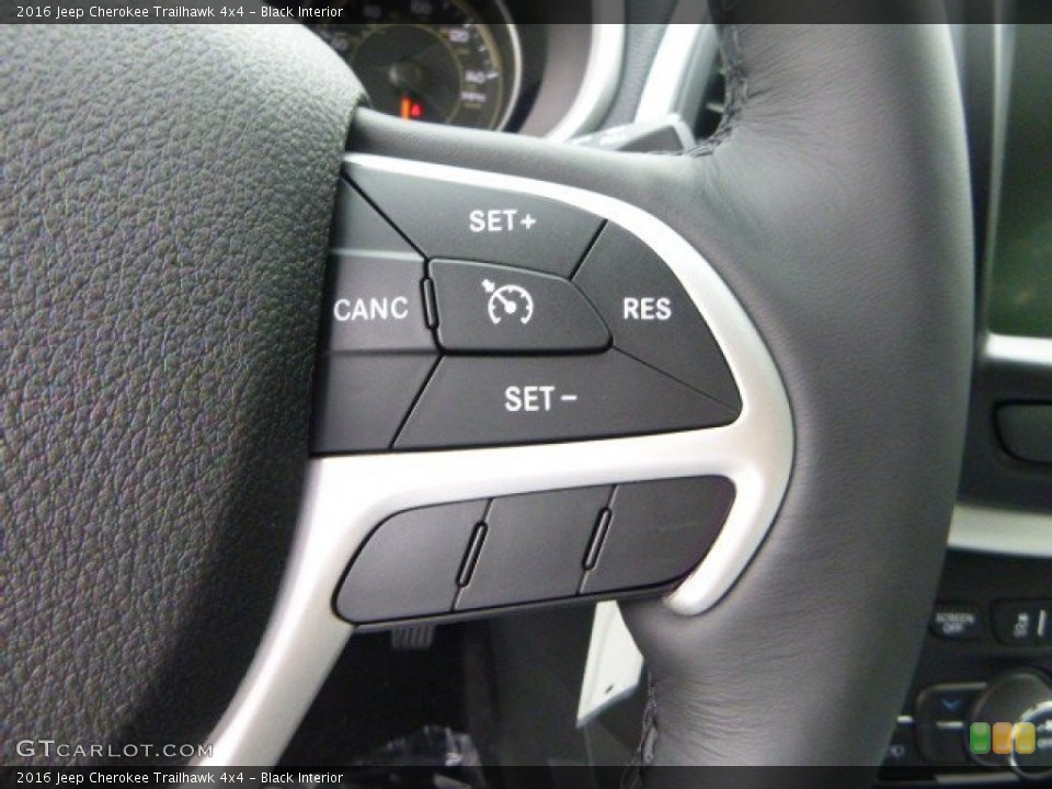 Black Interior Controls for the 2016 Jeep Cherokee Trailhawk 4x4 #106488646