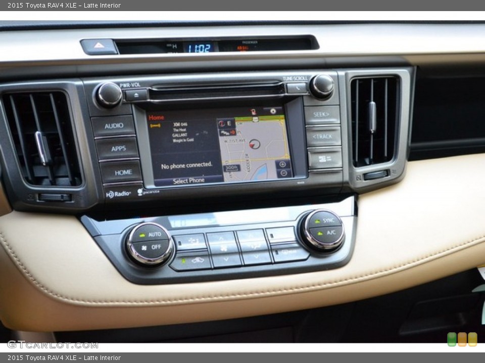 Latte Interior Controls for the 2015 Toyota RAV4 XLE #106489237