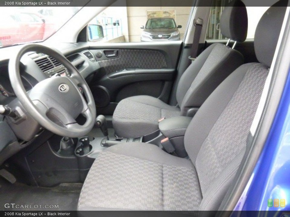 Black Interior Photo for the 2008 Kia Sportage LX #106490758