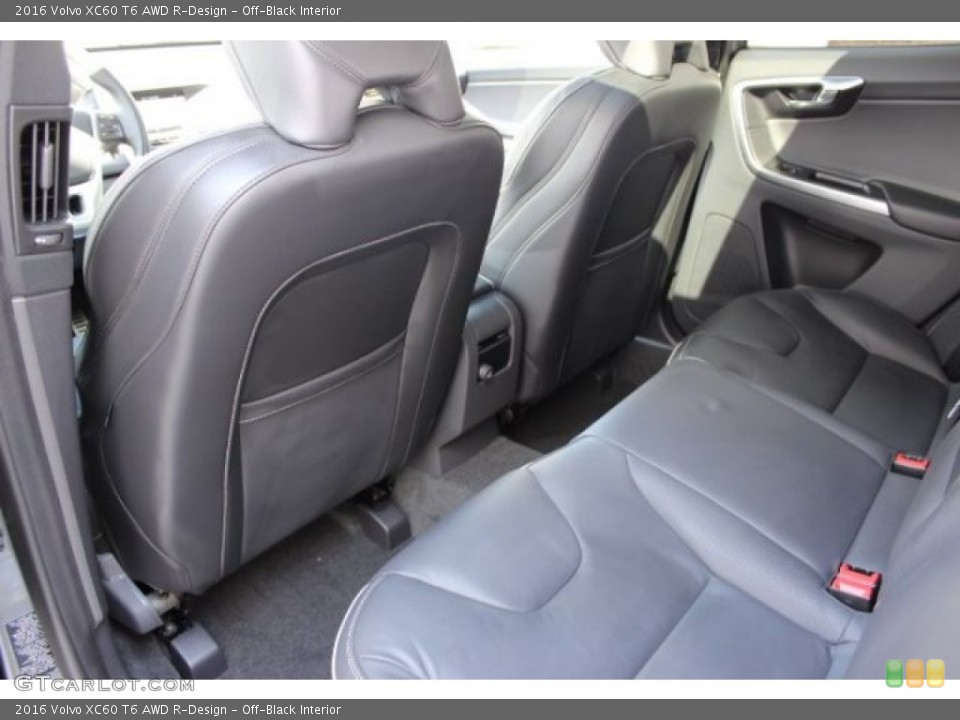 Off-Black Interior Rear Seat for the 2016 Volvo XC60 T6 AWD R-Design #106495138