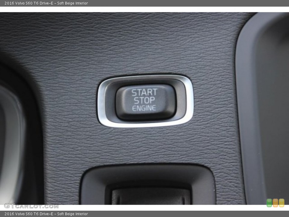 Soft Beige Interior Controls for the 2016 Volvo S60 T6 Drive-E #106496827