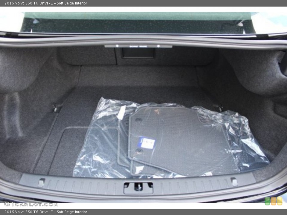 Soft Beige Interior Trunk for the 2016 Volvo S60 T6 Drive-E #106497121