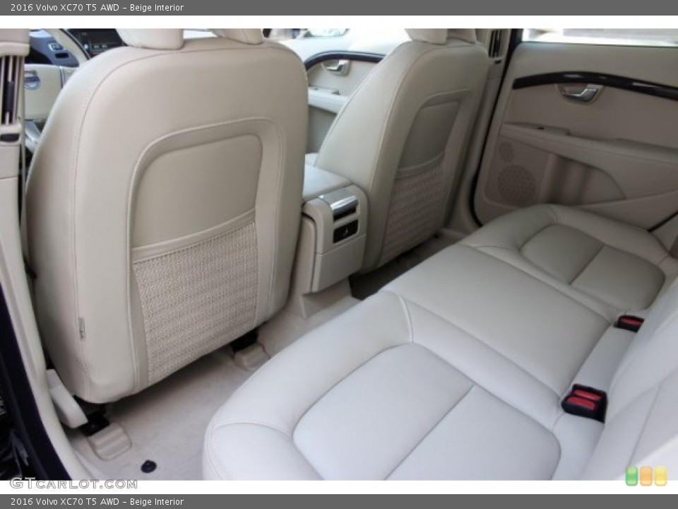 Beige Interior Rear Seat for the 2016 Volvo XC70 T5 AWD #106498486