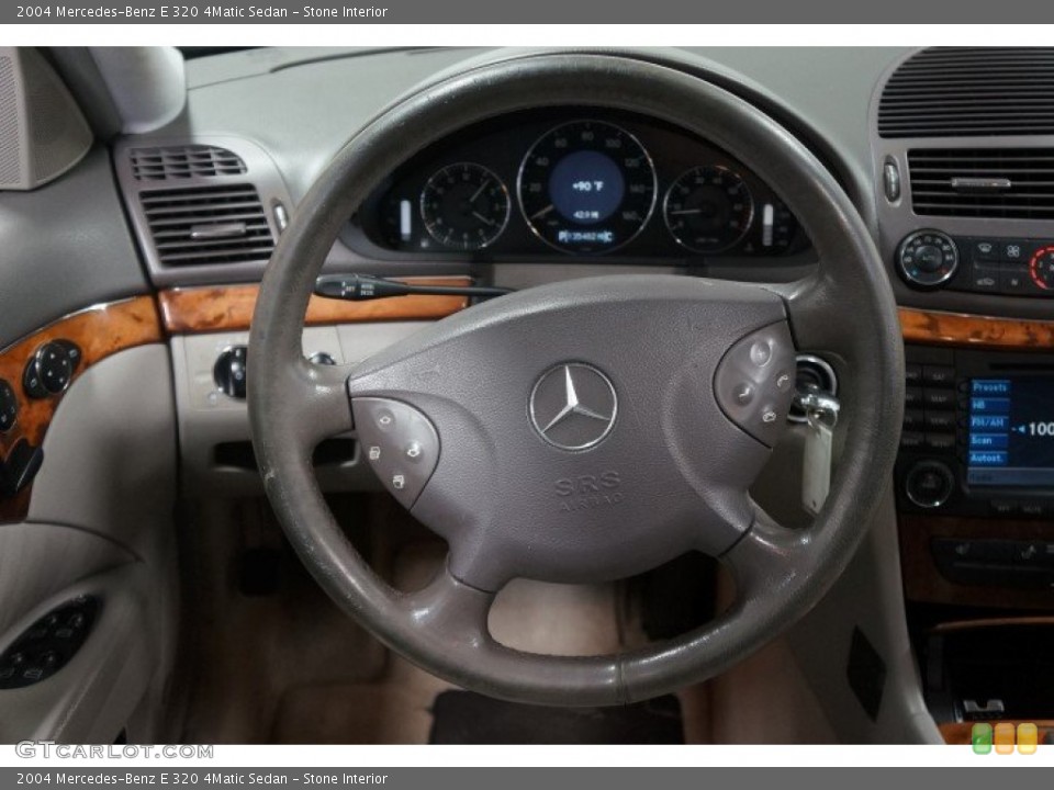 Stone Interior Steering Wheel for the 2004 Mercedes-Benz E 320 4Matic Sedan #106499218