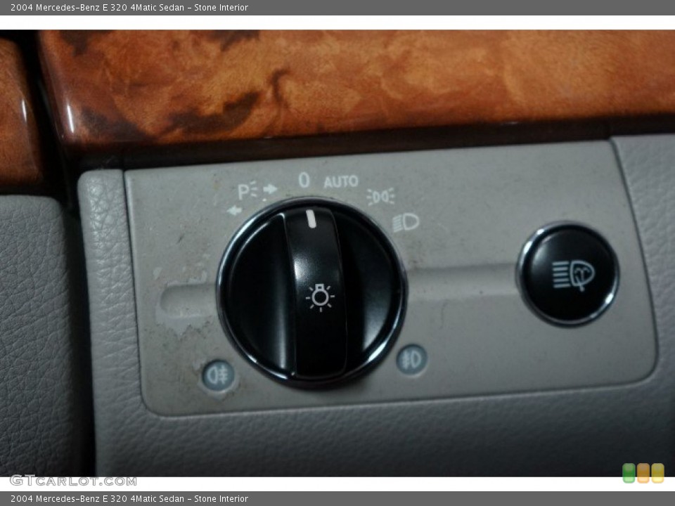 Stone Interior Controls for the 2004 Mercedes-Benz E 320 4Matic Sedan #106499307
