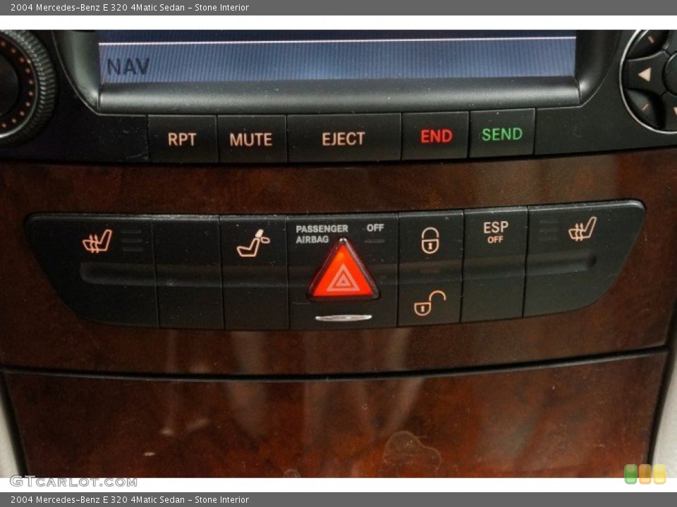 Stone Interior Controls for the 2004 Mercedes-Benz E 320 4Matic Sedan #106499476