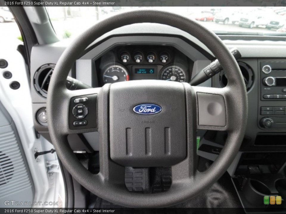 Steel Interior Steering Wheel for the 2016 Ford F250 Super Duty XL Regular Cab 4x4 #106500442