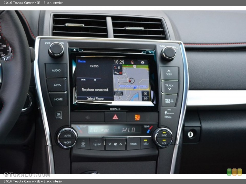 Black Interior Navigation for the 2016 Toyota Camry XSE #106501336