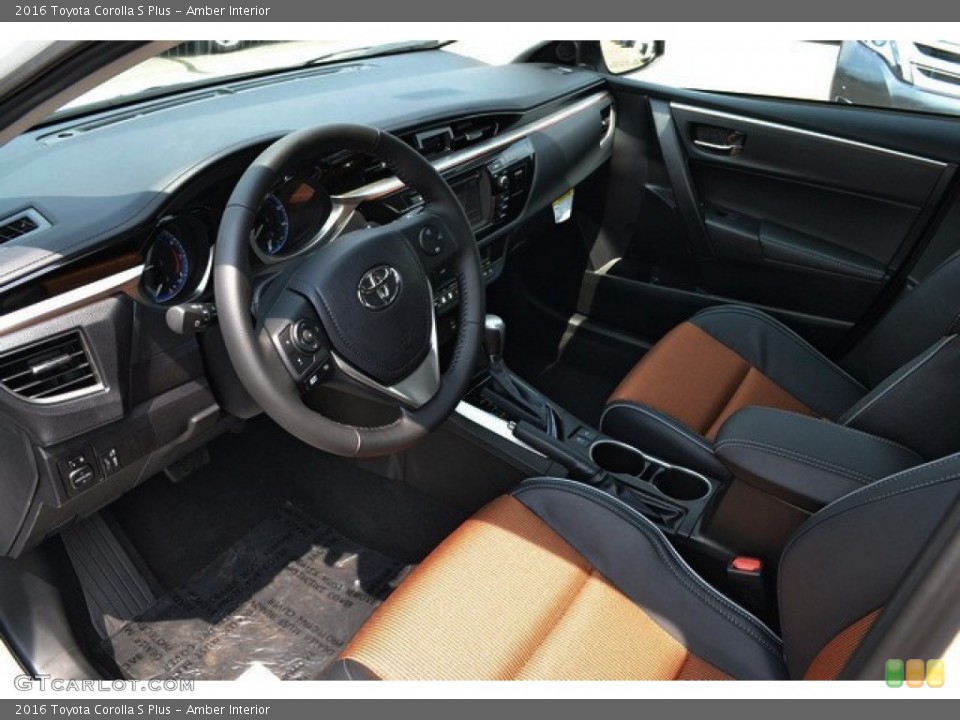 Amber Interior Prime Interior for the 2016 Toyota Corolla S Plus #106502206