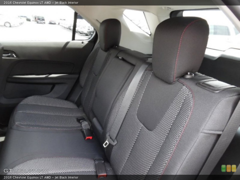 Jet Black Interior Rear Seat for the 2016 Chevrolet Equinox LT AWD #106503637
