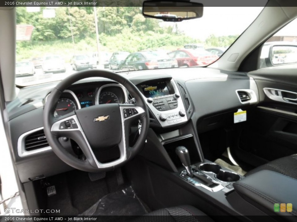 Jet Black Interior Dashboard for the 2016 Chevrolet Equinox LT AWD #106503660