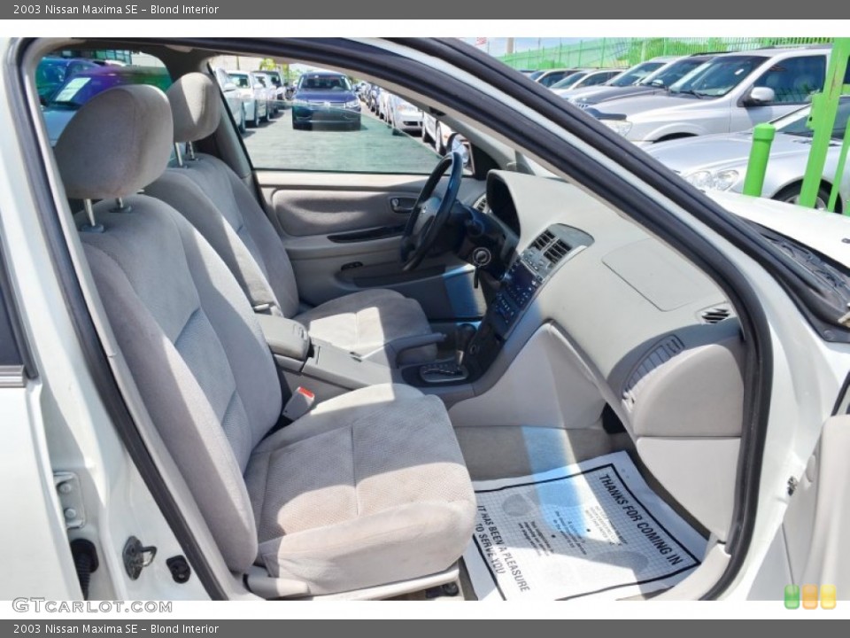 Blond Interior Photo for the 2003 Nissan Maxima SE #106519531