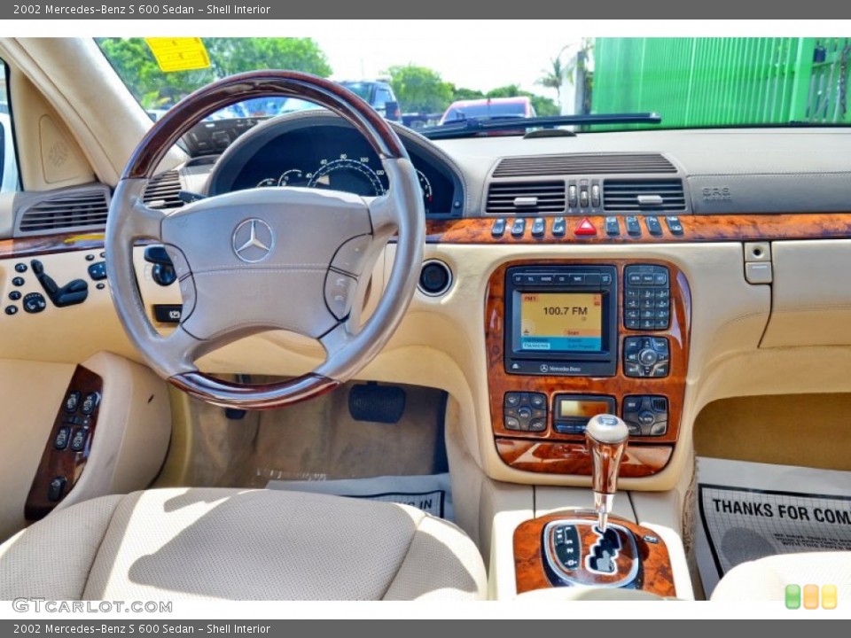 Shell Interior Dashboard for the 2002 Mercedes-Benz S 600 Sedan #106521250