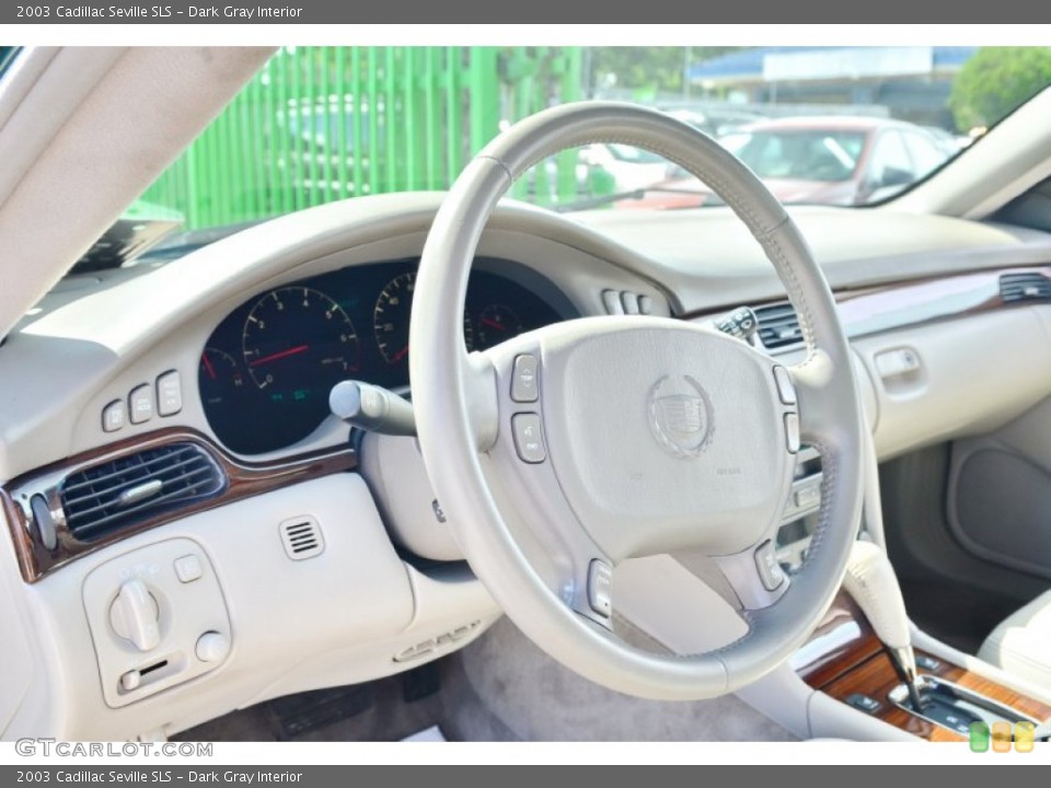 Dark Gray Interior Steering Wheel for the 2003 Cadillac Seville SLS #106523092