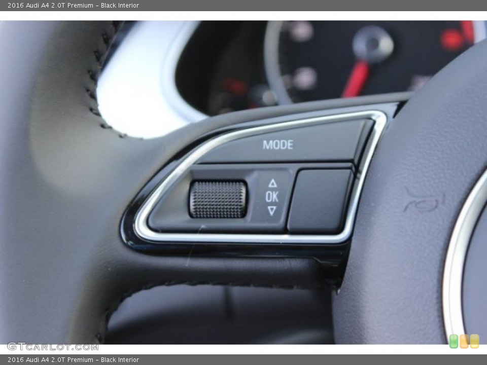 Black Interior Controls for the 2016 Audi A4 2.0T Premium #106527389