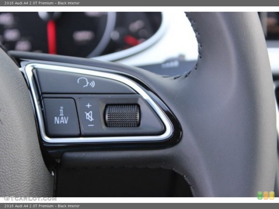 Black Interior Controls for the 2016 Audi A4 2.0T Premium #106527406