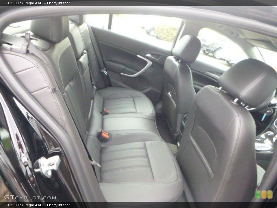 Ebony Interior Rear Seat for the 2015 Buick Regal AWD #106527962