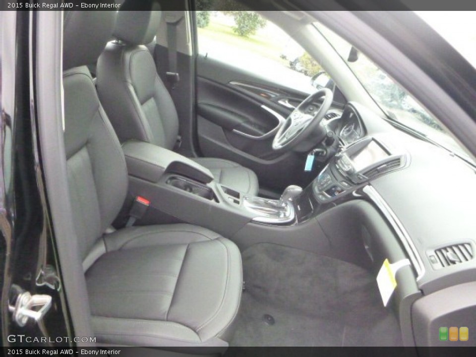 Ebony Interior Front Seat for the 2015 Buick Regal AWD #106527991