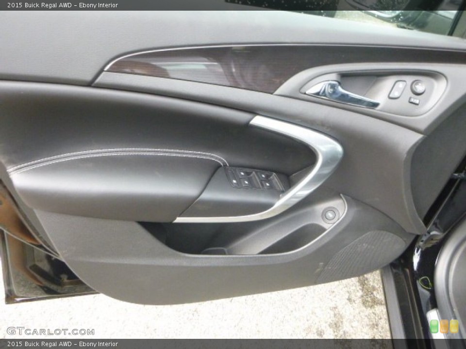 Ebony Interior Door Panel for the 2015 Buick Regal AWD #106528183