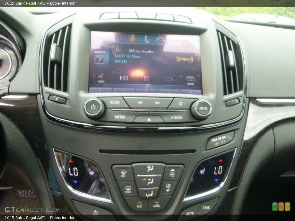 Ebony Interior Controls for the 2015 Buick Regal AWD #106528237