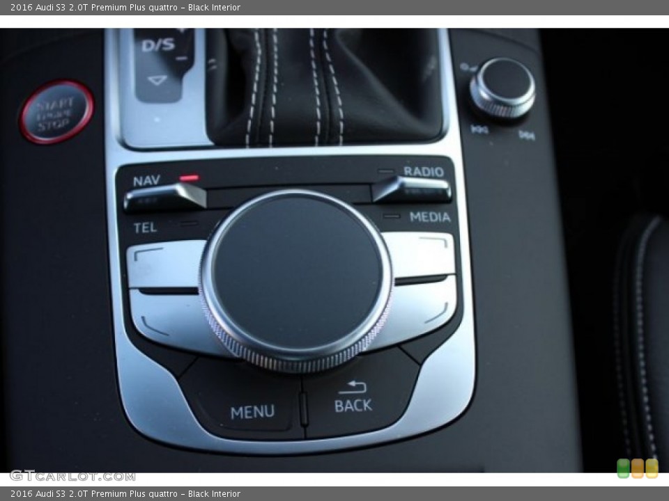 Black Interior Controls for the 2016 Audi S3 2.0T Premium Plus quattro #106529053