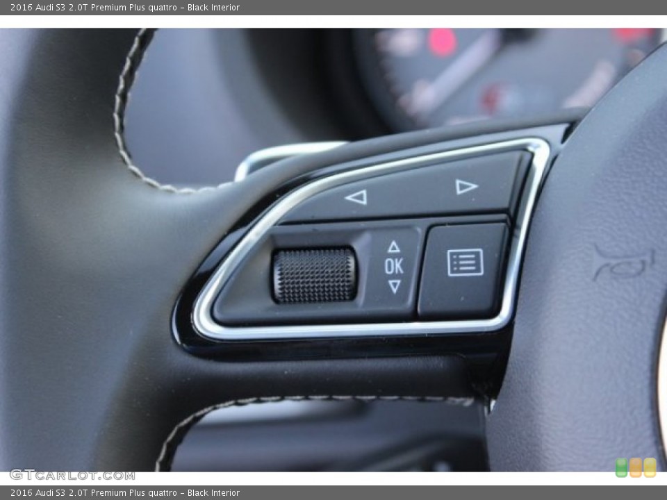 Black Interior Controls for the 2016 Audi S3 2.0T Premium Plus quattro #106529422