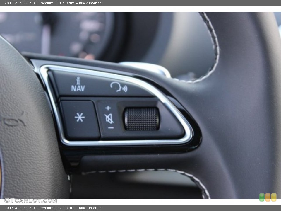 Black Interior Controls for the 2016 Audi S3 2.0T Premium Plus quattro #106529440