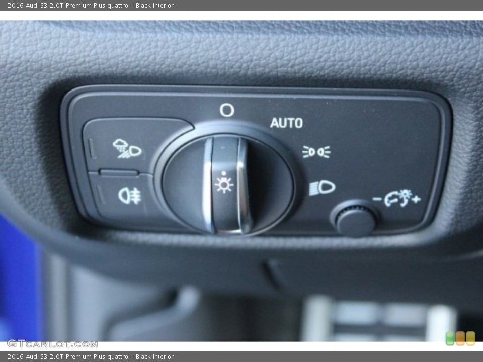 Black Interior Controls for the 2016 Audi S3 2.0T Premium Plus quattro #106529509